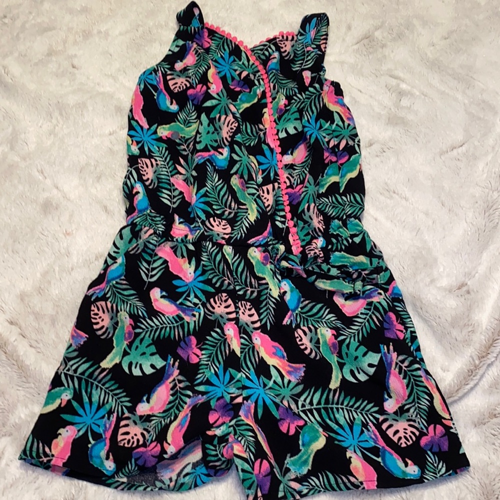 Girls shorts romper